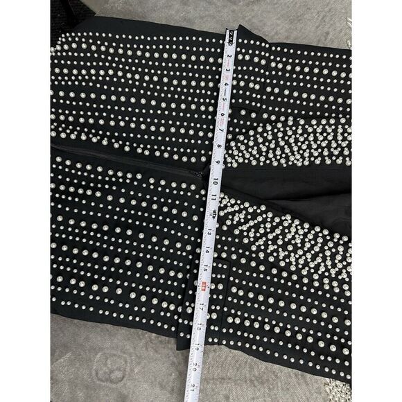 AKIRA DAVINCI LONG PEARL WORK BLAZER MEDIUM - Picture 13 of 16